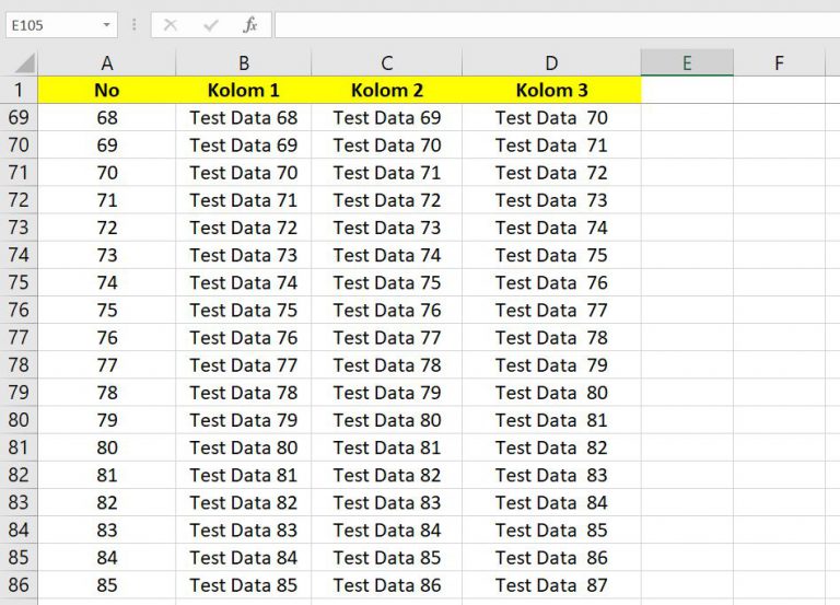 Cara Membekukan Baris Dan Kolom Di Microsoft Excel Dan Libre Office ...